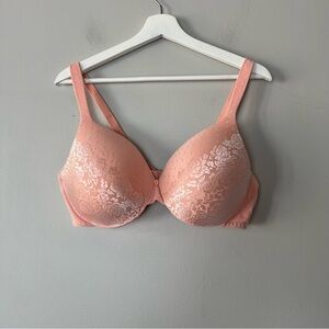 Soma Stunning Support No Show Minimalizer Peach Underwire Bra 38DD